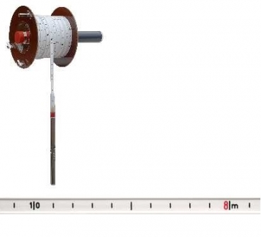 Elektrisches Kabellichtlot auf Handtrommel Elektrisches Kabellichtlot auf Handtrommel