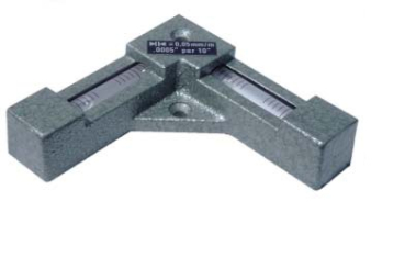 Kreuz-Wasserwaage aus Metall 0,05 mm/m