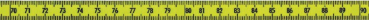 Skalenbandmaß polysan/gelb - links/rechts 10 mm ohne Meterzahl fortlaufend