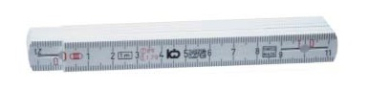 Gliedermaßstab aus Kunststoff - Longlife 1 m (CE)