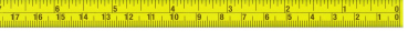 Skalenbandmaß mm+inch rechts-links 3m-120inch mit Selbstklebefolie