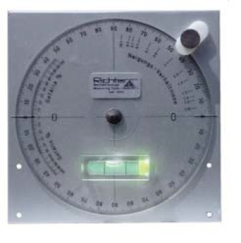 Neigungs- und Gefällmesser 130x130 mm