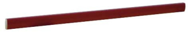 Zimmermannsbleistift 24 cm lang rot lackiert