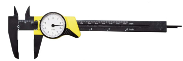 Uhren-Mess-Schieber aus Fiberglas  150 mm