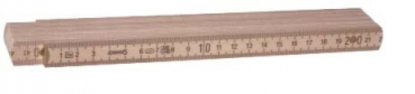 Holzgliedermaßstab - Premium  2m (CE)