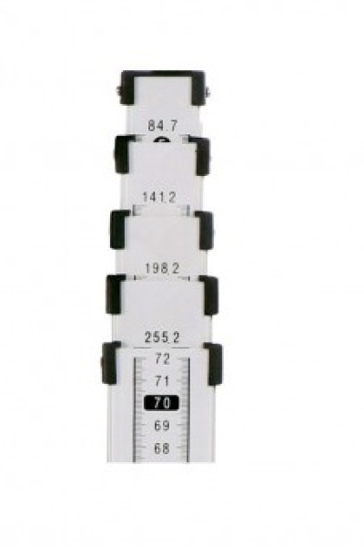 Telemat - 5 Meter - mit ausklappbarem Haken 70 cm, Ideal für LKW-Höhen