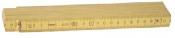 Holzgliedermaßstab - Premium  2m (CE)