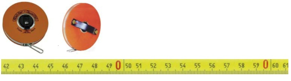 Stahlbandmaß 10mm metri-polysan Platalkapsel 15m